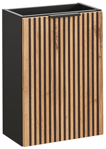 Szafka pod umywalkę Xilo Black Wotan 82-40- D-1D