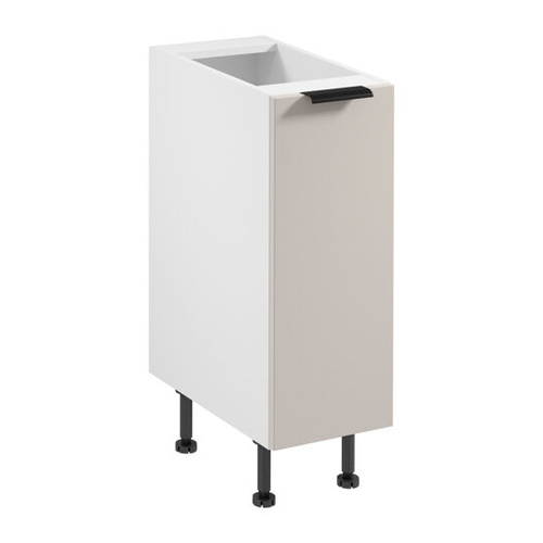 Szafka Kuchenna Dolna 1D Sorento D30 P/L Biały Mat Beżowy Mat