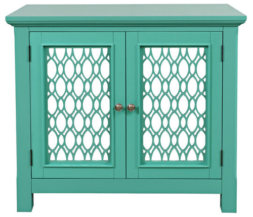 Komoda drewniana turkusowo-zielona Avola AV2253-38