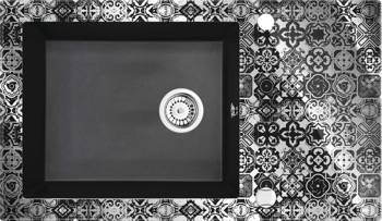 Zlewozmywak szklano-granitowy 1-komorowy z ociekaczem Capella Precious