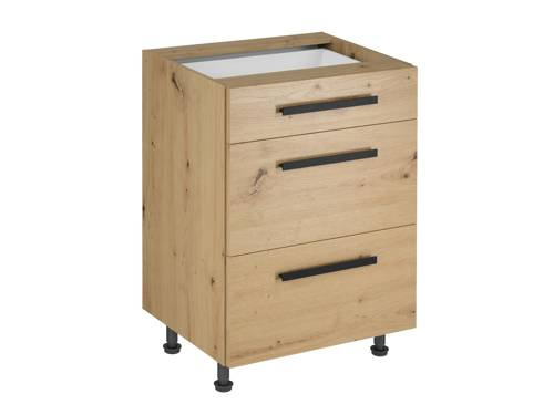 Szafka Kuchenna Dolna 3 Szuflady D60S3 Uchwyt Klasyczny Langen Artisan
