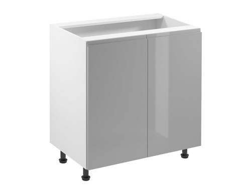 Szafka Kuchenna Dolna 2-drzwiowa D80 Aspen Grey Szary Połysk