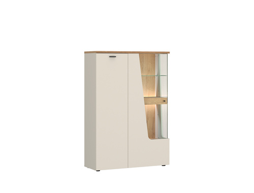 Cut Out CTUV02L - Witryna 2D Lewa Cashmere Dąb Coast Evoke