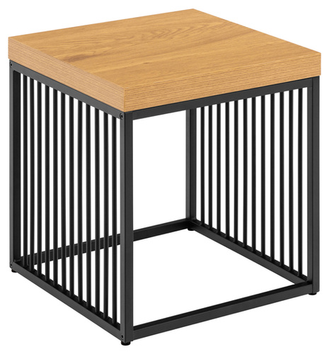 Actona Stolik Kawowy Strington Dziki Dąb Czarny Mat