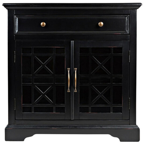 AV275-32 Komoda 2D/1S Avola Antique Black