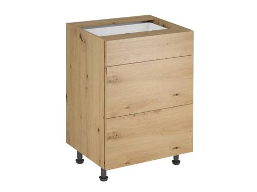 Szafka Kuchenna Dolna 3 Szuflady D60S3 PUSH OPEN Langen Artisan