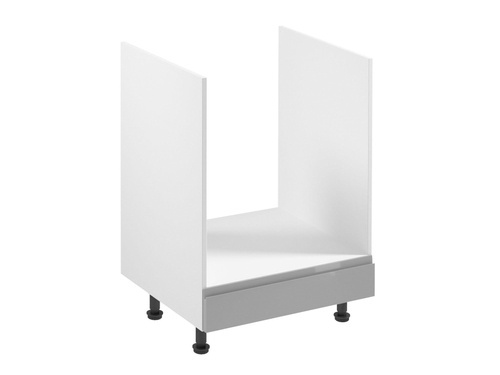 Szafka Kuchenna Dolna Zabudowa Kuchenki D60ZK Aspen Grey Szary Połysk