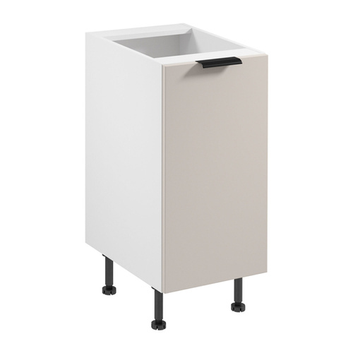 Szafka Kuchenna Dolna 1D Sorento D40 P/L Biały Mat Beżowy Mat