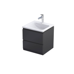 Oristo BRYLANT UNI Szafka podumywalkowa 50 cm czarny mat