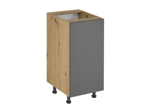 Szafka Kuchenna Dolna 1-drzwiowa D40 P/L Langen Grey