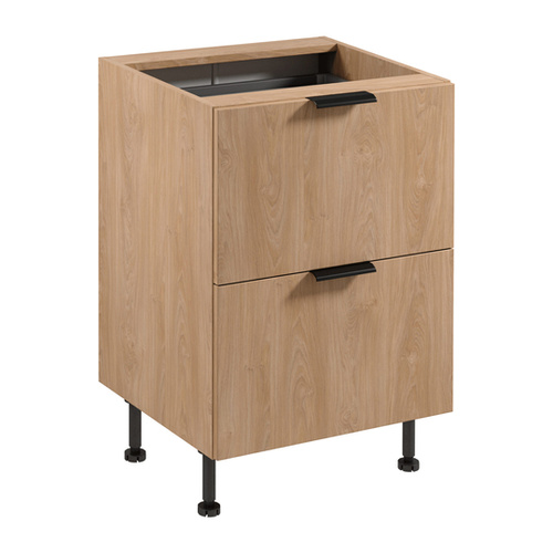 Szafka Kuchenna Dolna 2S z Wkładem Na Sztućce Sorento D60S2+1 AX Puccini