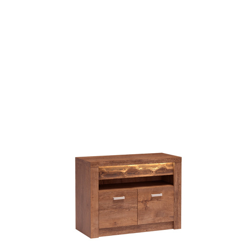 INDIANAPOLIS-10 - Komoda RTV 2-drzwiowa Jesion Jasny