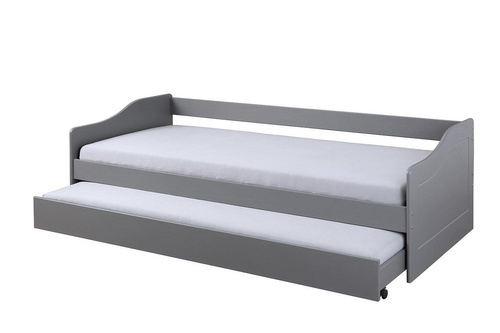 Łóżko MALTE 90x200 drewniane szare