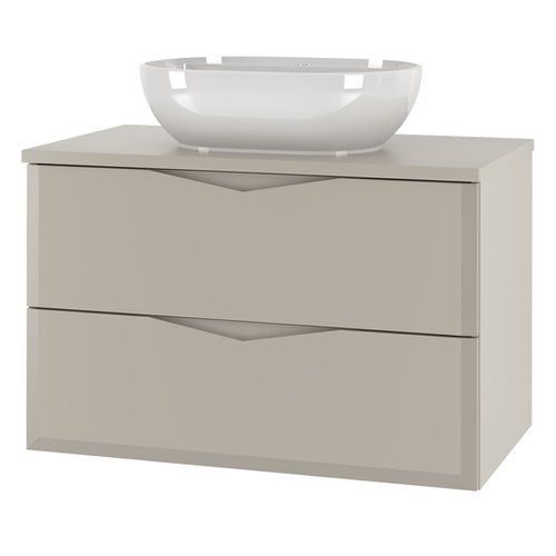 DELICA-01 - Szafka z Umywalką i Blatem 2S 80cm Kaszmir Zestaw-2