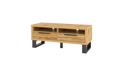 Halle WM Komoda RTV 2 Szuflady Mała Dąb Wotan