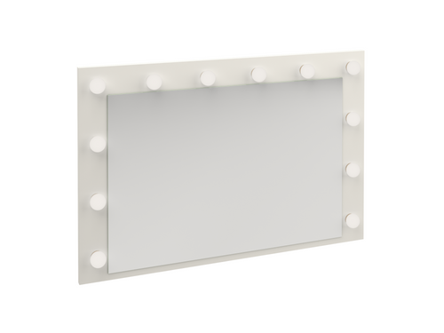 Rel LS - Lustro z Oświetleniem LED Biały Platynowy Mat