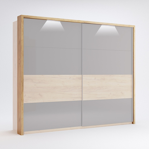 Asti AS-69-WB - Listwa Zewnętrzna z Oświetleniem LED Do Szafy 250 cm