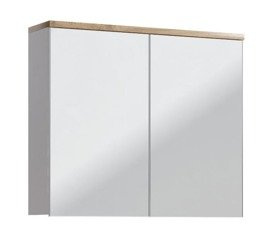 Szafka z lustrem 80 cm Bali Biały