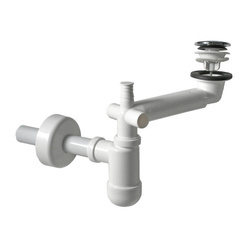 Oristo Syfon 5 cm click clack biały mat