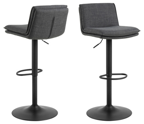 Actona Hoker Obrotowy Flynn Ciemny Szary