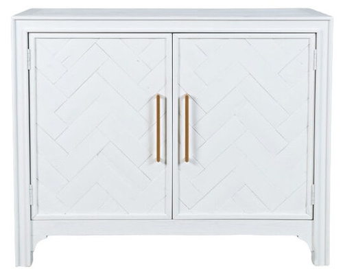 Biała komoda drewniana Avola AV2056-40