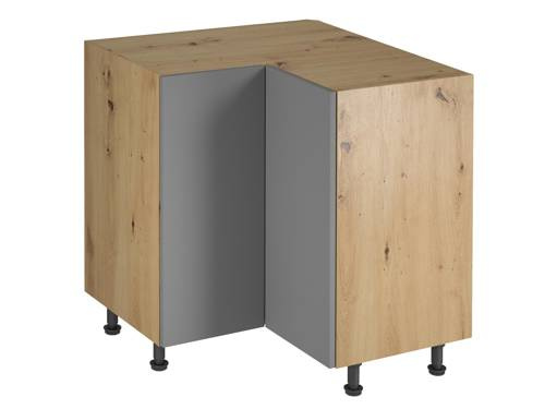 Szafka Kuchenna Dolna 2-drzwiowa Narożna D90N BEZ BLATU Langen Beige