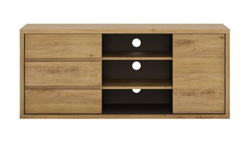 Shetland TYP 51 - Komoda RTV 1D-3S Dąb Shetland/Szara