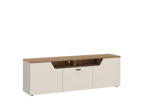 Cut Out CTUF01 - Komoda RTV 2D1K Cashmere Dąb Coast Evoke