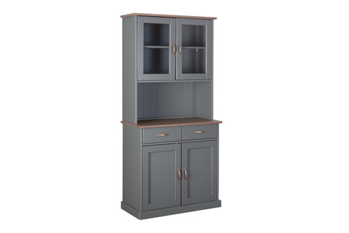 Kredens LUZERNA 5 drewniany szary