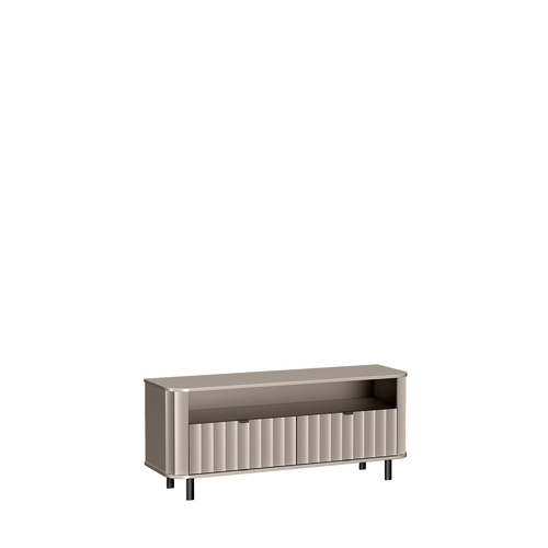 NOVADO-6 - Komoda RTV 2-drzwiowa Clay Gray