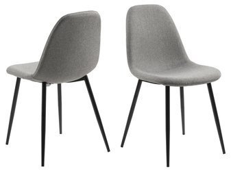 Actona Krzesło Wilma Jasnoszare