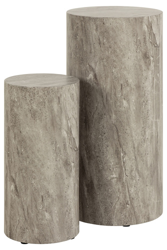 Actona Piedestał Dice 2 Sztuki Szary Marmur River