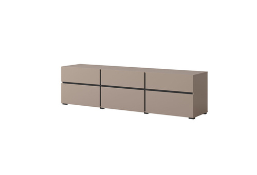 Cross – Komoda RTV 3D3S Congo Czarny Mat