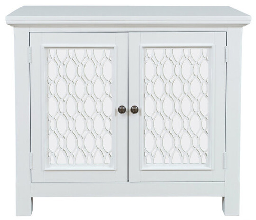 Biała komoda drewniana Avola AV2251-38