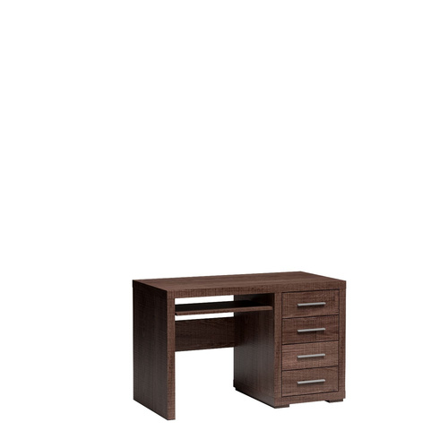 VEGAS-28 - Biurko 4 Szuflady Santana Ciemna