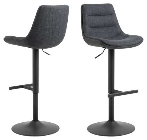 Actona Hoker Obrotowy Adisa Ciemny Szary Czarny