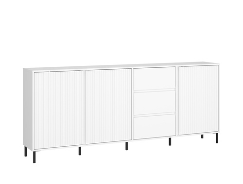 Avenale AVEK02 - Komoda 3D3S Biały Alpejski Biały Połysk