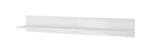 Tulsa WM Półka Wisząca Krótka Biały / Biały Połysk