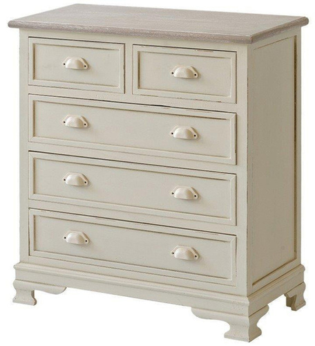 Pesaro 07 Komoda 3S/2S prowansalska kremowa drewno/mdf