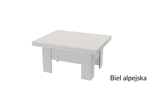 ERYK - Ławostół Ława Rozkładana Stolik Kawowy Biel Alpejska