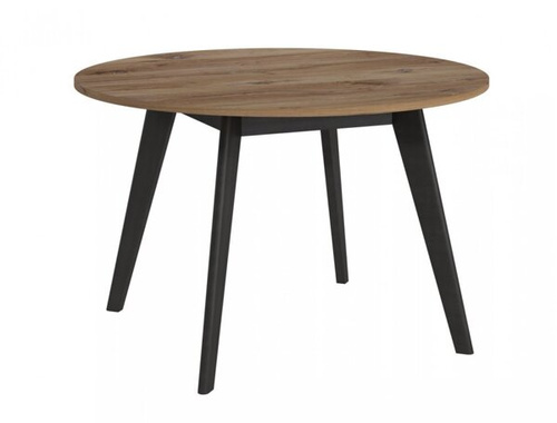 Stół MWST11 120 Dąb Flagstaff Ciemny/Czarny