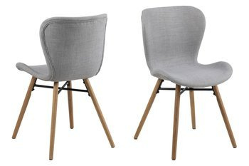 Batilda -A1 Krzesło Jasny szary