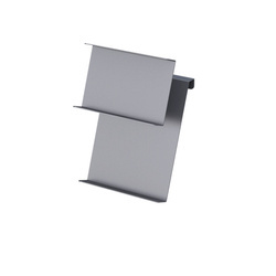 Oristo przegroda 12 cm grafit mat