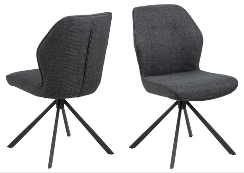 Aura ciemnoszare krzesło