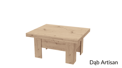 ERYK - Ławostół Ława Rozkładana Stolik Kawowy Dąb Artisan