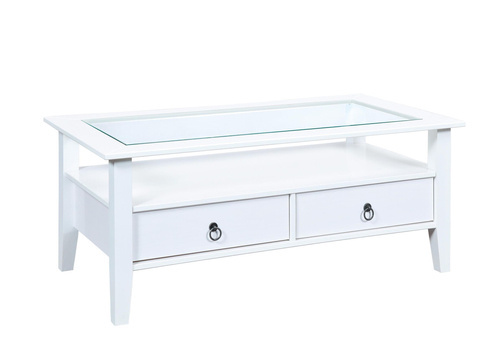 Stolik kawowy PROVENCE 7 drewniany biały