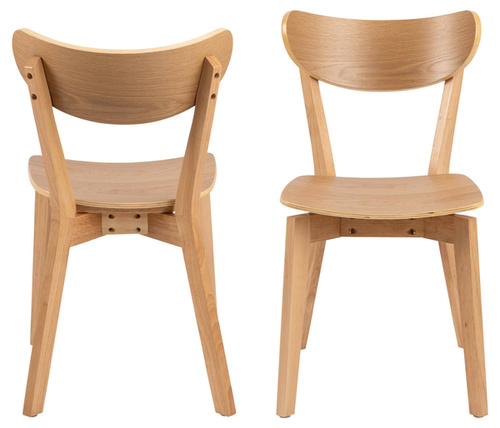 Actona Krzesło Roxby Dąb Kauczuk