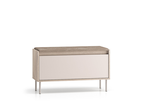 Szafka Na Buty 1D z Siedziskiem VOCO 05 Cashmere Dąb Cremona Terracotta