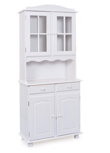 Kredens VALENCIA drewniany biały