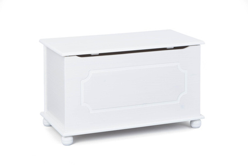 Skrzynia EMEL biała drewniana